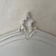 White vintage headboard