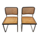 Pair of Marcel Breuer Cesca chairs Made in Italy