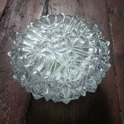 Plafonnier, applique vintage verre moulé