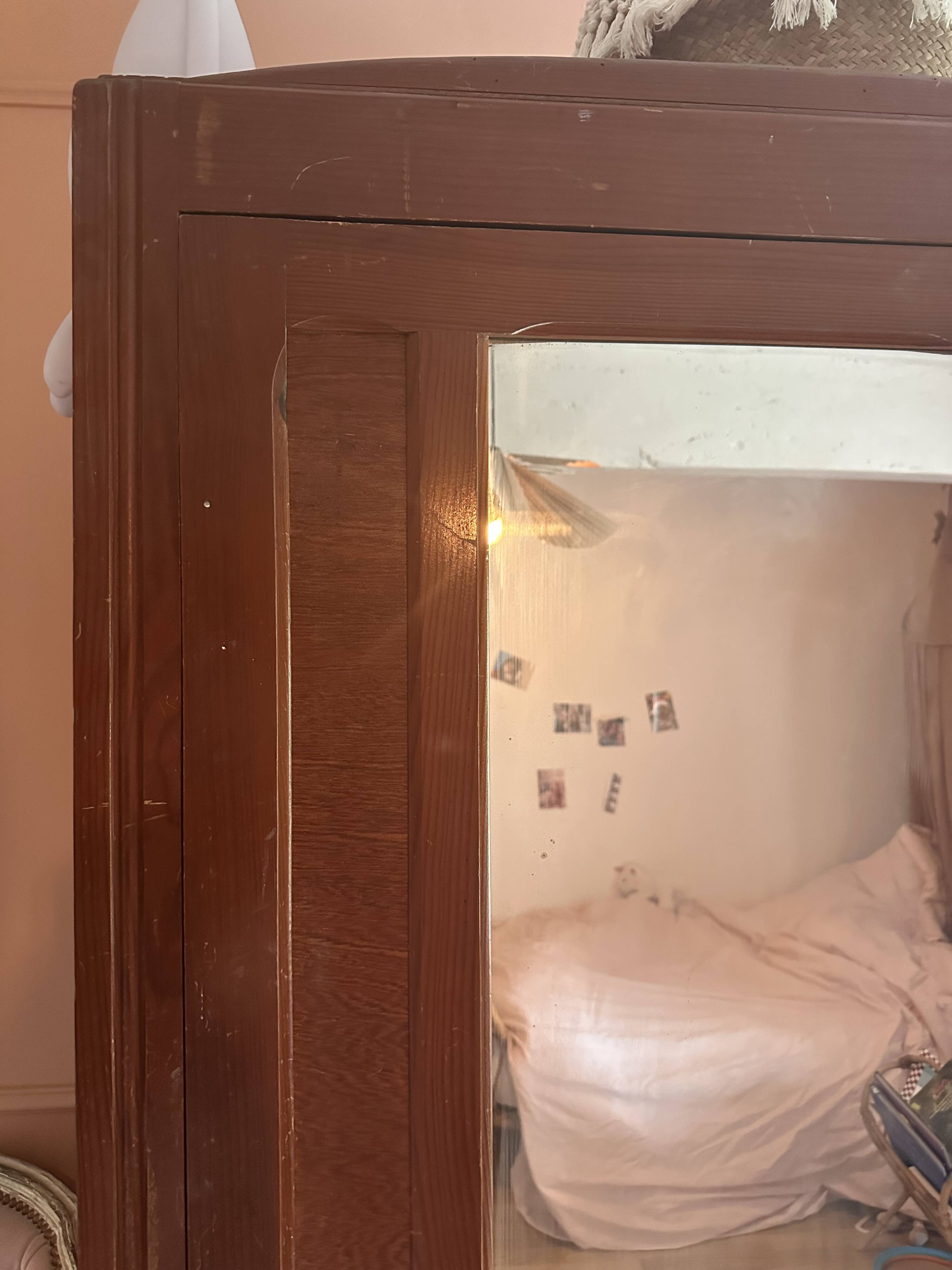 Armoire parisienne miroir
