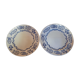 Duo des assiettes décorées poissons