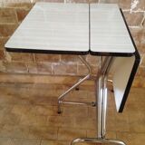 Vintage shapeica folding table and chrome feet 60/70