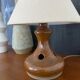 Lampe grès émaillé vintage