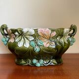 Old Art Nouveau majolica planter