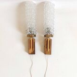 Pair of Scandinavian wall lights from the 70s