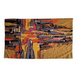 René Fumeron - Wool tapestry "Etna" - Robert Four editions in Aubusson