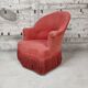 Pink toad armchair