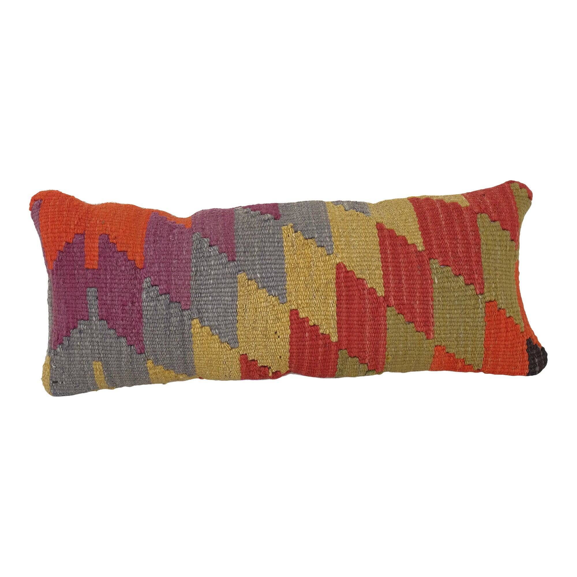 Vintage kilim cushion cover 23x51 cm