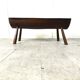 Solid wooden brutalist coffee table, 1960s
