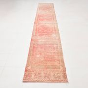 2x12 Stair Red & Pink Vintage Runner Rug, 73x382Cm