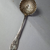 Spoon to sprinkle silver metal small model SB