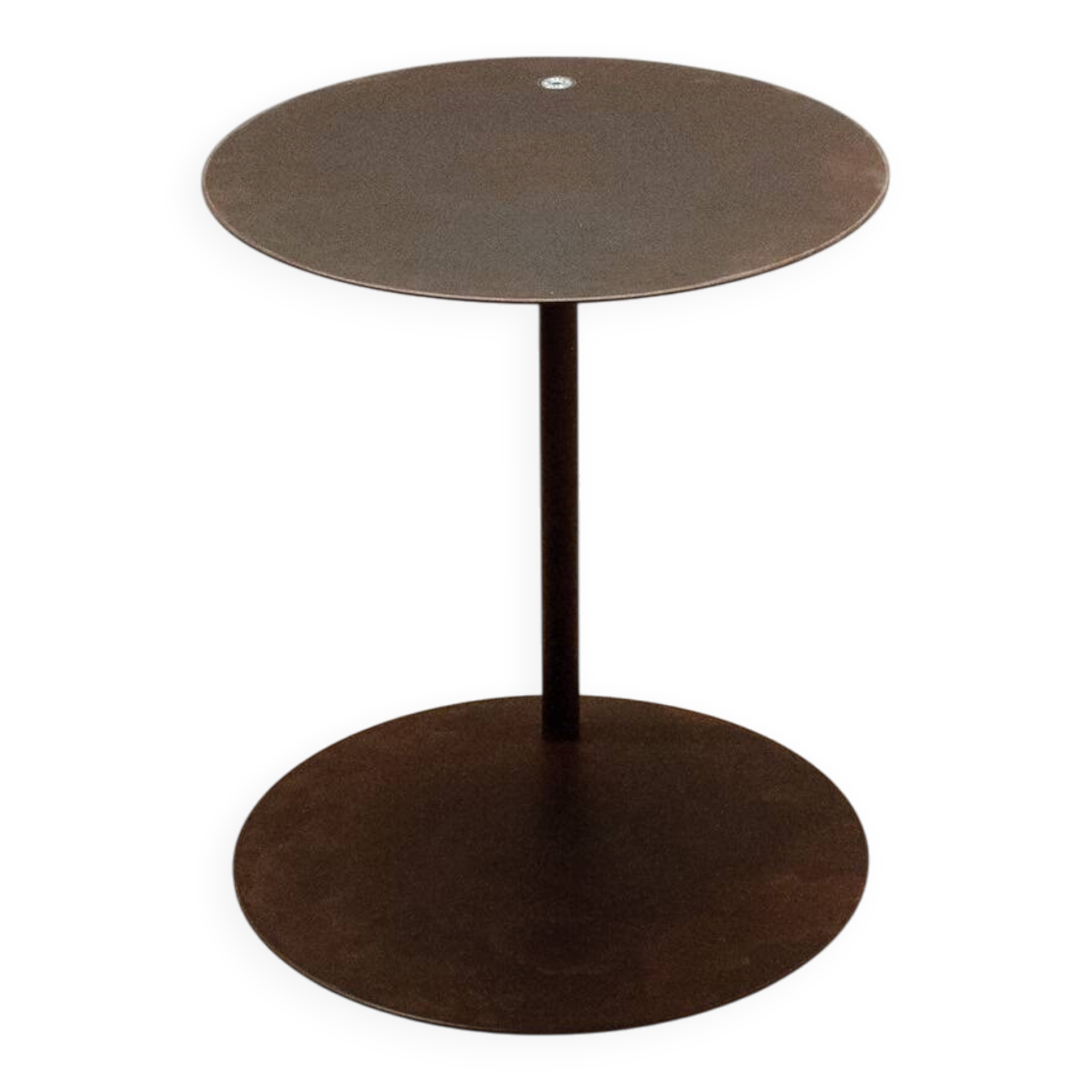 Modular hand-oxidized metal coffee & side table mod. SP-2X