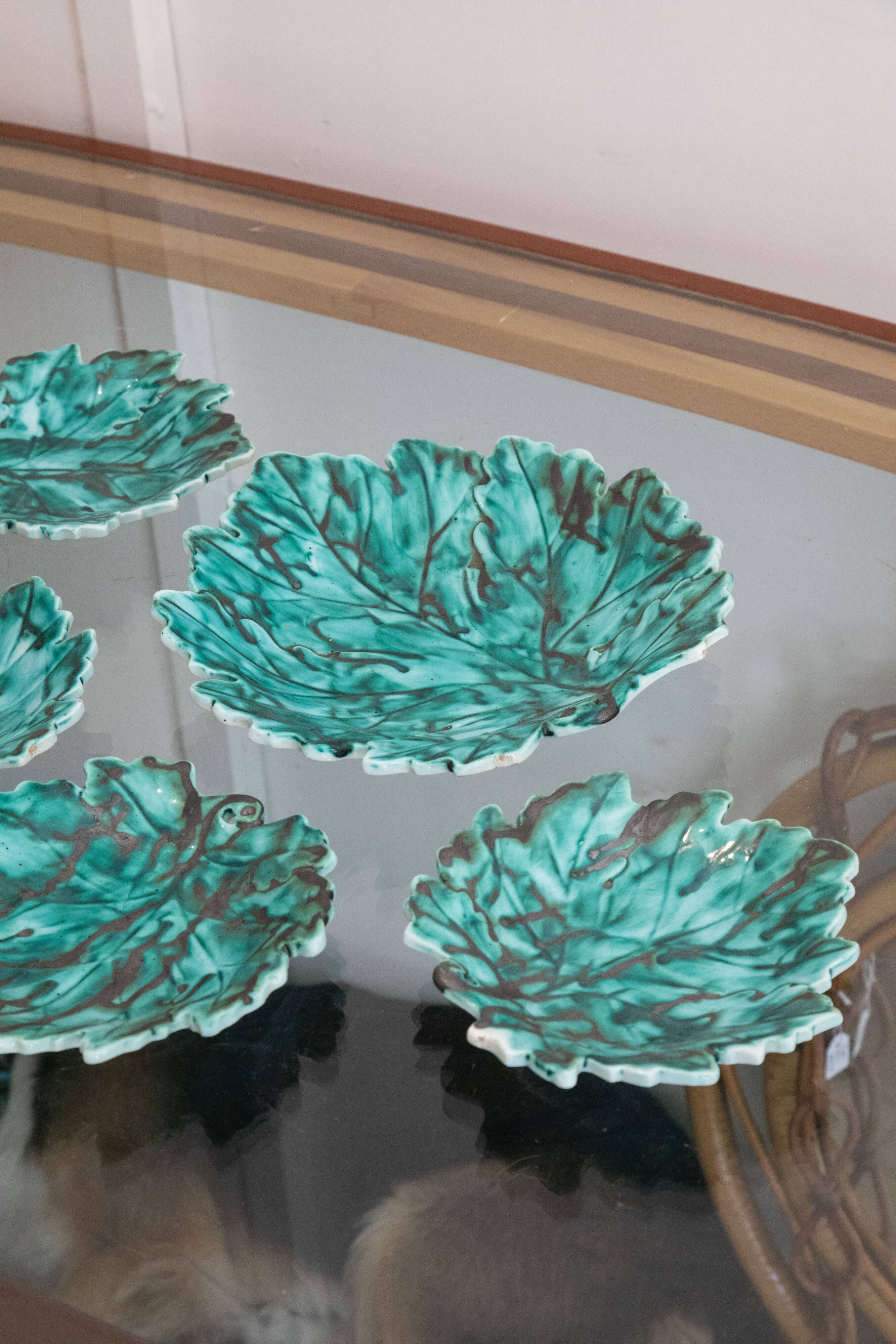 Set plates and dish Ceramic sheet Italy 70