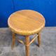 Tabouret bois massif vintage
