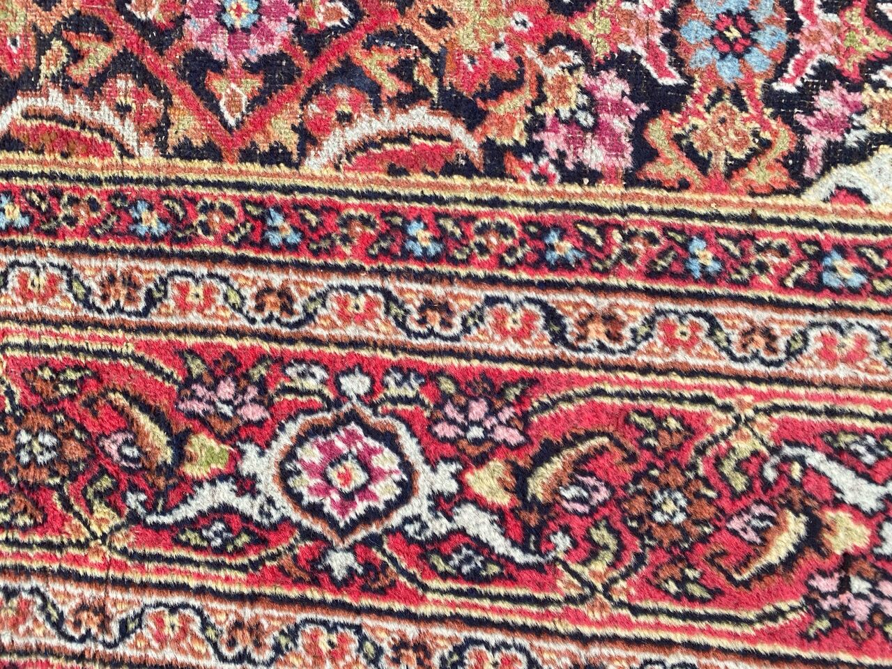 Old Persian carpet Dorokhsh khorasan from the early 19th century 200x400 cm