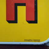Old enamelled plate "Zenith luxury beer" 38x58cm 50's