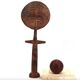 Ashanti Akuaba African Art Statue from Ghana, wooden, 1980s.