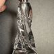Twisted crystal lamp base - 15 / 17 cm
