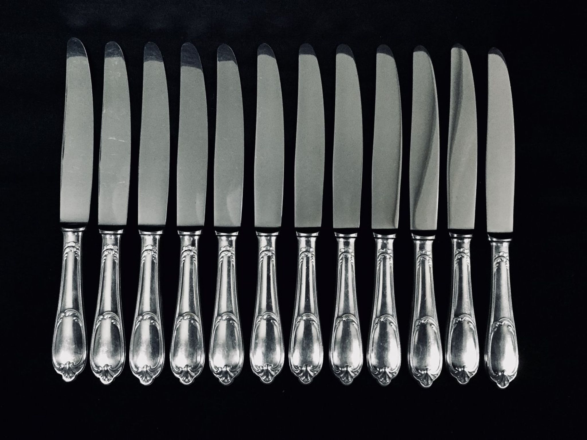12 ercuis home table knives