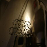 Silver metal teapot or coffee maker