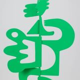 Antonine de Saint Pierre. Green sculpture “The Kiss”. Contemporary.