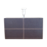 Leatherwrapped lamp, 1980