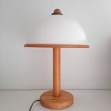 Steinhauer pine and plexiglass table lamp from the 70s