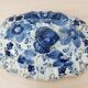 Delft earthenware covered dish
