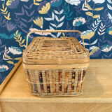 Rattan suitcase