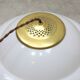 Mid-century Italian Brass and Plexiglass Pendant Lamp