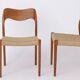 Lot de 4 chaises de salle à manger en teck par Niels Otto Møller – Modèle 71, style vintage danois
