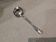 Silver-plated metal soup ladle by Christofle silversmiths, Albi pattern, 28.7cm
