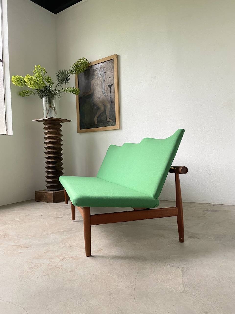 Finn Juhl three-seater bench “Japan” model France & Son