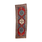 Old Persian north-west carpet for handmade corridor 107x325 cm