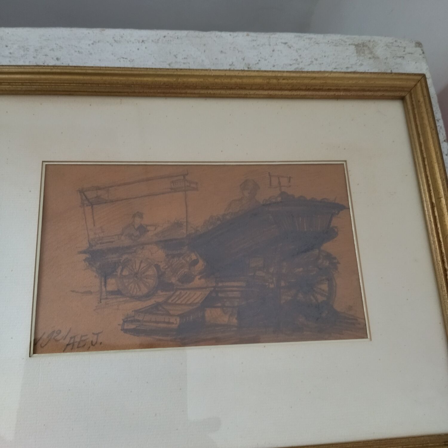 Dessin maraîchers Paris