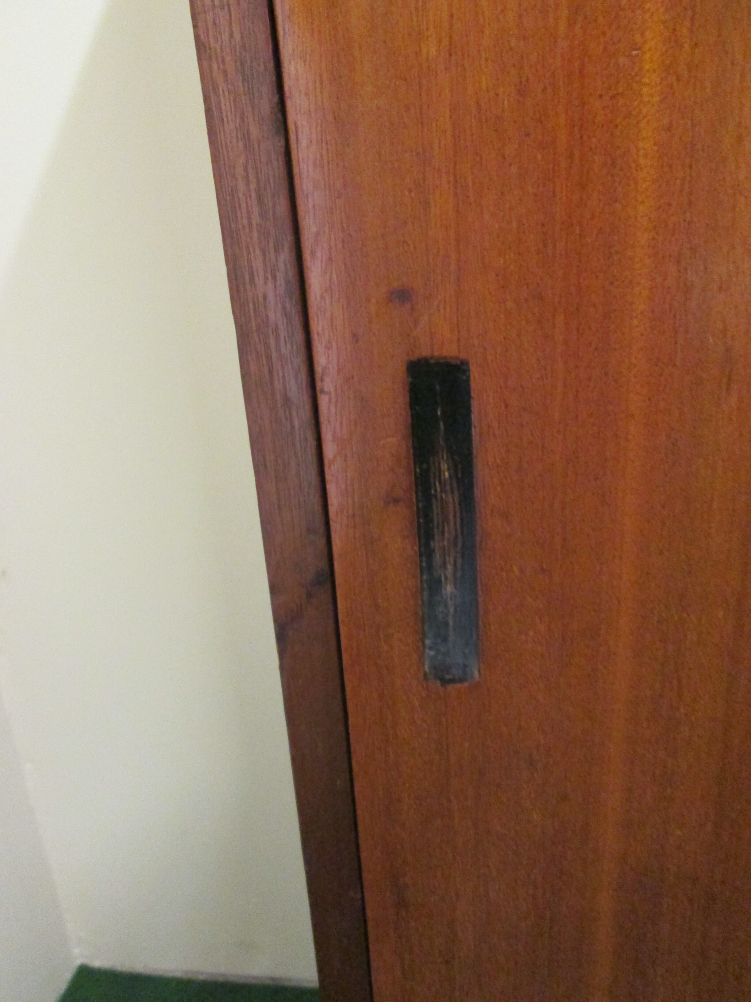 1970 mahogany binder with lockers