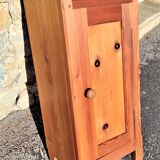 Old wooden bedside table
