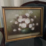Natur dead vase with peonies