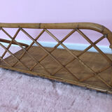Etagere en rotin vintage