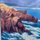 Framed “Cap Ferrat” oil painting