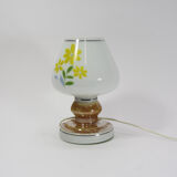 Glass table lamp, Vitropol, 70's
