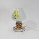 Glass table lamp, Vitropol, 70's