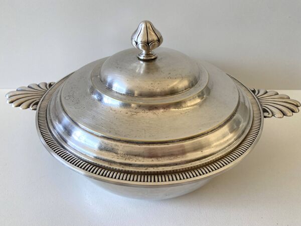 Soupière, légumier style Louis XVI époque 1900, Maitre Orfèvre Morin Georges