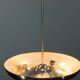 Rare Franta Anýž Nickel Chandelier, 1930s, Restored