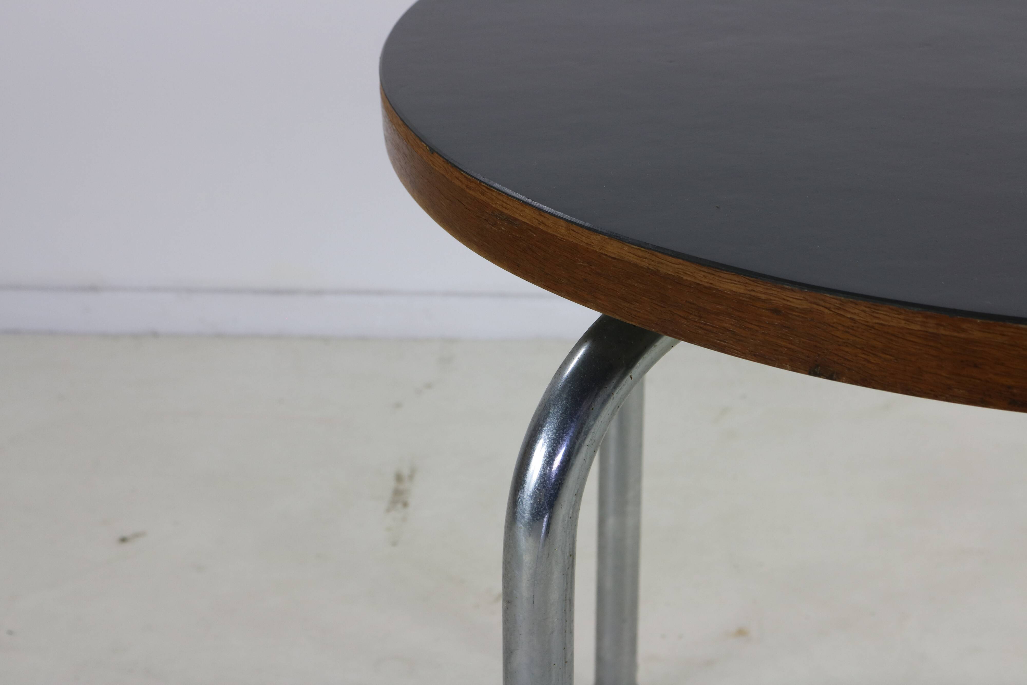 Sixties tubular chrome coffee side table