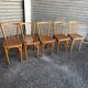 (Lot) 5 Vintage Baumann Bistro Chairs