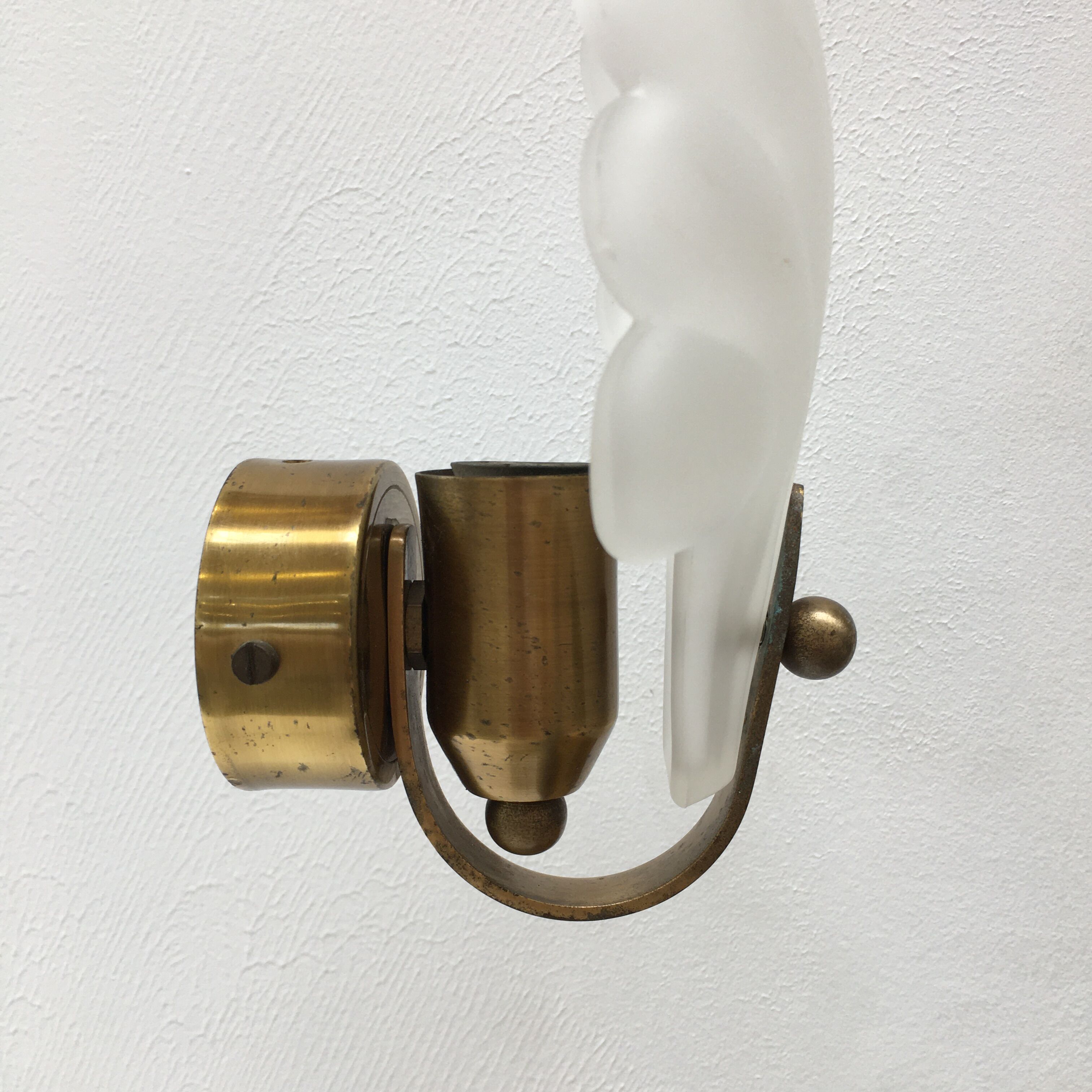 Shell wall lamp 70s Deknudt