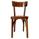 Bistro Wood Chairs, Set of Six, Italy 1950