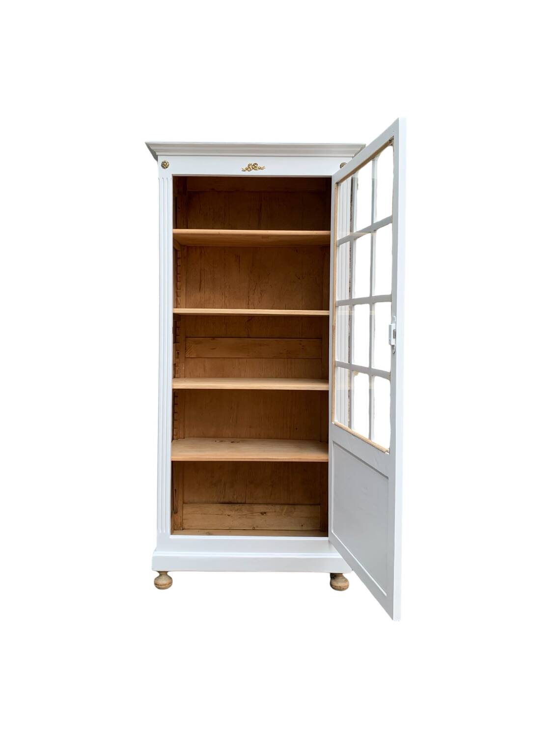 Antique Parisian glass cabinet H150