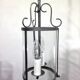 2-light wrought iron lantern
